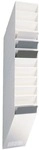 Durable Wand-Prospekthalter &raquo;Flexiboxx 1709763&laquo; f&uuml;r A4 hoch wei&szlig;, 24x111.5x2.4 cm