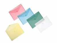Aktentasche A5 quer 100 Blatt farbig sortiert, Foldersys, 25.2x18 cm