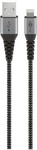 goobay Lightning-Schnellladekabel Lightning auf USB-A 12 W schwarz 0,5 m schwarz