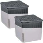 Wenko 2er-Pack Raumentfeuchter &raquo;Cube&laquo; 500 g grau