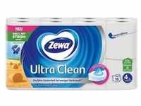 8 Rollen Toilettenpapier »Ultra Clean« 4-lagig weiß, Zewa