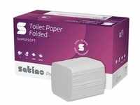 Einzelblatt-Toilettenpapier »Prestige« weiß, Satino