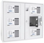 Rottner Schl&uuml;sselausgabe &raquo;Keysystem 6 EL&laquo; wei&szlig;, 53.5x46.5x17 cm