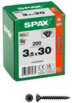 SPAX Universalschrauben &raquo;T20 Senkkopf BLAX&laquo; 3,5 x 30 mm 200 St&uuml;ck