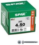 SPAX Universalschrauben &raquo;T20 Senkkopf WIROX&laquo; 4 x 50 mm 200 St&uuml;ck 4 mm