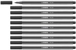 Stabilo 10er-Pack Faserschreiber &raquo;Pen 68&laquo; schwarz schwarz
