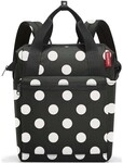 reisenthel Rucksack allrounder R dots schwarz, 31x39x17 cm