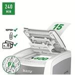 Leitz Aktenvernichter &raquo;IQ Autofeed Office Pro 600&laquo; P-4 wei&szlig;, 23x103.1x57 cm