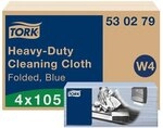 Tork Reinigungst&uuml;cher &raquo;Premium&laquo; W4 1-lagig 420 T&uuml;cher blau, 35.5 cm