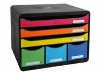 Ablagesystem »Storebox Maxi« farbig sortiert, EXACOMPTA, 35.5x27.1x27 cm