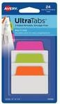 Avery Zweckform 24 Haftstreifen &raquo;UltraTabs - Neon&laquo; 50.8 x 381 mm, 5.08x3.81 cm
