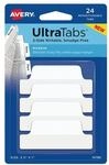 Avery Zweckform 24 Haftstreifen &raquo;UltraTabs - Wei&szlig;&laquo; 63.5 x 25.4 mm wei&szlig;, 6.35x2.54