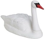 relaxdays XXL Gartendeko Schwan