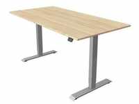 Höhenverstellbarer Steh-Sitz-Tisch (elektrisch) »Move 1« 160 cm braun, Kerkmann,