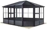 SOJAG Pavillon &raquo;Charleston 1212&laquo; grau, 383.6x280.9x383.6 cm