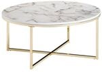 Wohnling Couchtisch marmor 80/80/36 cm mehrfarbig, 36x80 cm