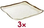 APS Teller &raquo;STONE ART&laquo; 33 x 32,5 cm grau