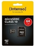 Intenso microSDXC-Speicherkarte »Intenso Class10 64GB«, 1.1x1.5x0.1 cm Intenso microSDXC-Speicherkarte »Intenso Class10 64GB«, 1.1x1.5x0.1 cm