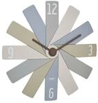 TFA Wanduhr 60.3020 CLOCK IN THE BOX hellgrau grau