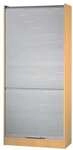 HAMMERBACHER Rollladenschrank &raquo;Q-Line&laquo; 90 cm breit braun, 90x200.4x40 cm