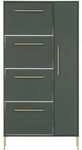 M&ouml;belpartner Schuhschrank &raquo;Kent&laquo; bis zu 25 Schuhe gr&uuml;n, 88.4x174.2x30 cm