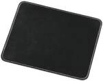 Hama Mauspad in dekorativer Lederoptik schwarz, 22x0.3x18 cm