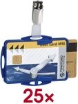 Durable 25er-Pack Ausweishalter f&uuml;r 2 Karten