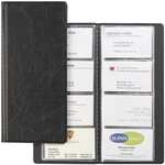 Durable Visitenkartenmappe schwarz, 11.5x25.3 cm