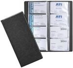 Durable Visitenkartenmappe schwarz, 11.5x25.3 cm