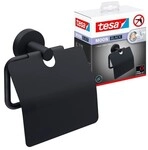 tesa Toilettenpapierhalter &raquo;MOON mit Deckel&laquo; schwarz