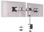 Durable Monitorhalterung &raquo;SELECT&laquo; f&uuml;r 2 Monitore grau, 84.3x54.9x10 cm