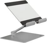 Durable Tablet-St&auml;nder &raquo;RISE&laquo; silber, 17x13.7x20.5 cm