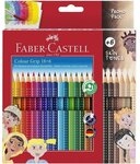 Faber-Castell 24-teiliges Buntstift-Set &raquo;Colour Grip + Skin Tones&laquo; braun