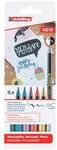 Edding 6er-Set Pinselstifte &raquo;metallic&laquo; grau