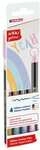 Edding 4er-Set Fasermaler &raquo;1200 Glitzer&laquo; schwarz
