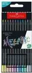Faber-Castell (Schule) 12er-Set Buntstifte &raquo;Black Edition Metallic&laquo; schwarz
