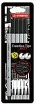 Stabilo 5er-Pack Multi-Liner &raquo;Creative Tips ARTY BLACK&laquo; schwarz