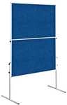 Legamaster Moderationstafel &raquo;ECONOMY&laquo; Filz klappbar blau, 194 cm