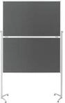 Magnetoplan Moderationswand »evolution plus« Filz 120/150 cm klappbar grau, 180 cm Magnetoplan Moderationswand »evolution plus« Filz 120/150 cm klappbar grau, 180 cm