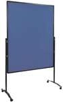 Legamaster Moderationswand &raquo;PREMIUM PLUS&laquo; 120x150 cm auf Rollen blau, 226 cm