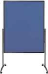 Legamaster Moderationswand &raquo;PREMIUM PLUS&laquo; 120x150 cm mit Standfu&szlig; blau, 226 cm