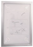 Durable Selbstklebender Inforahmen &raquo;Duraframe Wallpaper 4843&laquo; A4 silber,