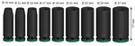 BOSCH Steckschl&uuml;ssel-Satz PRO Impact 1/2" 9-teilig