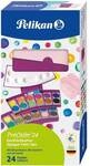 Pelikan Wasserfarbkasten &raquo;ProColour&laquo; 24 Farben beere lila