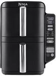 Ninja Hei&szlig;luftfritteuse Double Stack SL300EU 7.6 Liter (2x 3.8 L), 28x47 cm