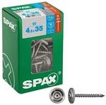 SPAX Spenglerschrauben T20 Linsensenkkopf A2 8 x 35 mm 60 St.