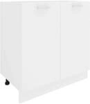 VCM Unterschrank &raquo;Esilo&laquo; 80 cm breit 2 T&uuml;ren wei&szlig;, 80x46 cm
