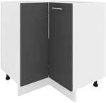 VCM Eckschrank &raquo;Esilo&laquo; grau, 76x82x76 cm