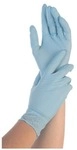 Franz Mensch 100 Nitril &raquo;Safe Light&laquo; Einmalhandschuhe L blau, puderfrei blau