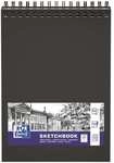 Oxford Sketchbook A4 Spiralbindung - 50 Blatt schwarz